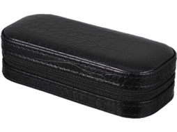 Estojo Elegante E Prático Para Guardar Relógios Em Couro, Organizador De Viagem Para...