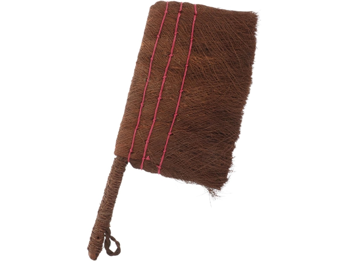 Escova Versátil de Fibra Palmeira Trançada À Mão Ferramenta Eficaz para Limpar Vasos Flores e CHABERLU