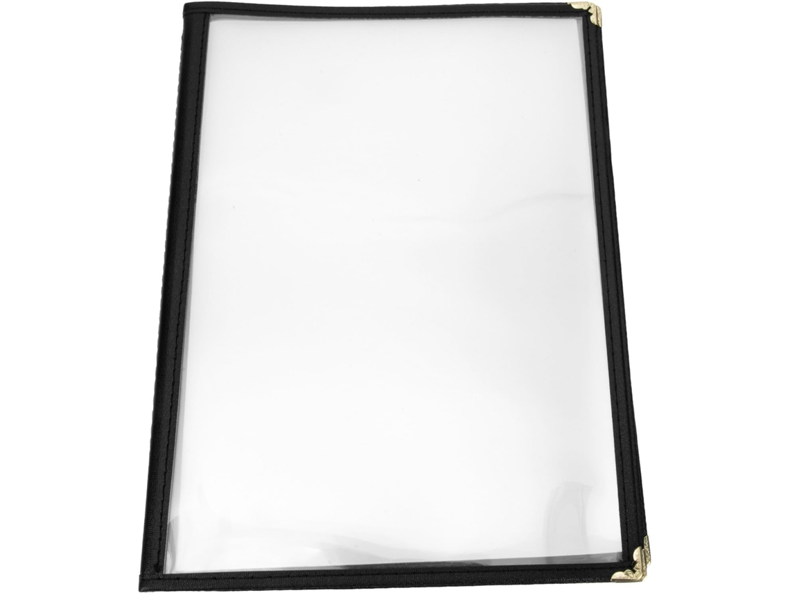 Camada de PVC transparente e flexível, tamanho A4, Holibanna, para cartões com 4 páginas, listas de preços ideais e