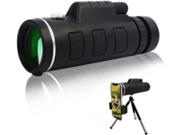 Binóculos ENKERS Monoculares 12X42 de Alta Potência com Luneta de Prisma Bak4 Monóculos Impermeáveis de Observação de Pássaros para Obser-Preto