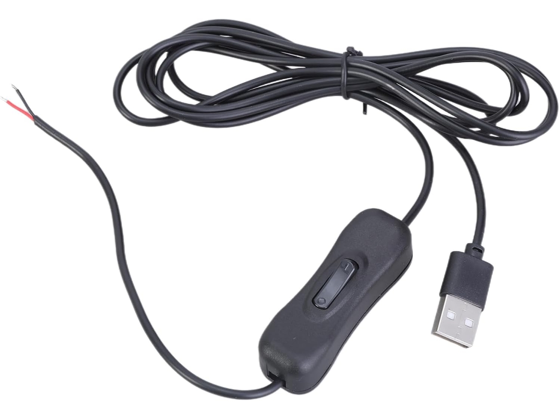 Cabo Usb Macho Para Extremidade Aberta, De Carregamento 2 Condutores