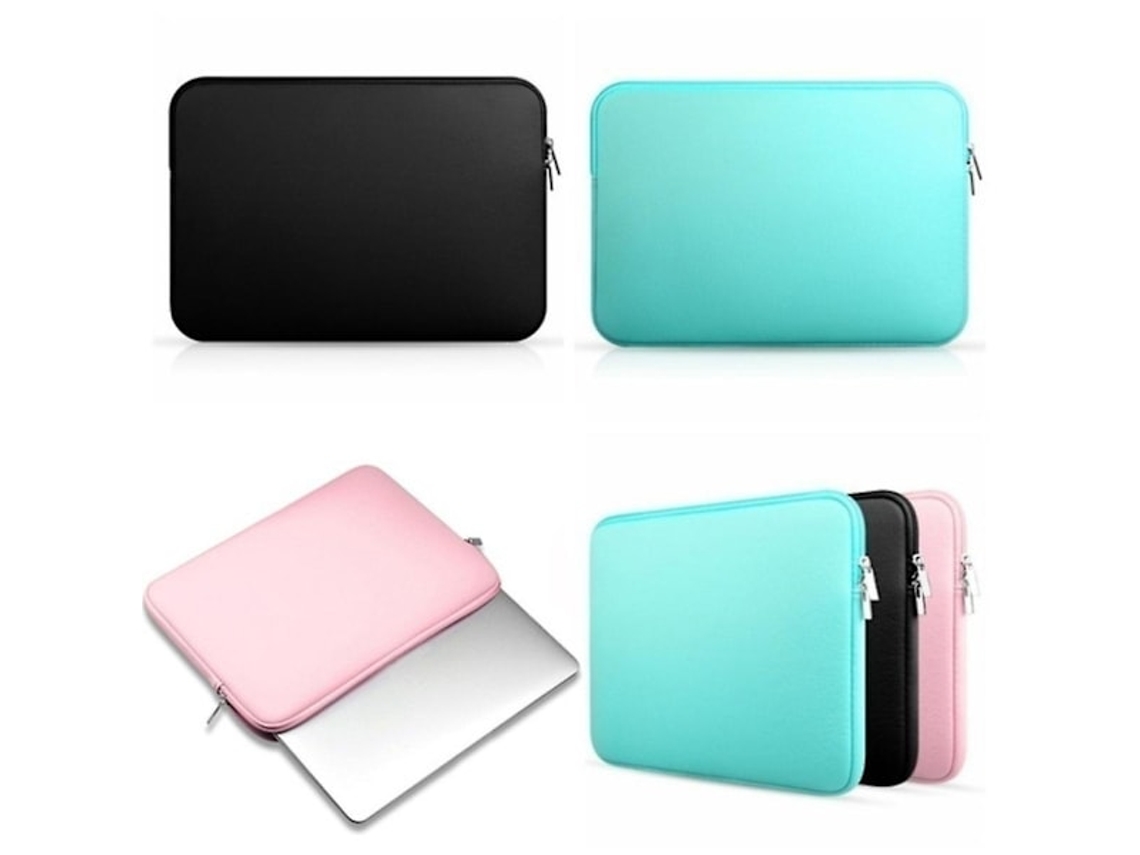 Bolsa Para Laptop Com Capa Protetora Com Zíper, Compatível Com Macbook Air, Pro E Retina.