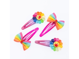 Molas P/Cabelo NICE Precious Arco-Iris C/4 25186