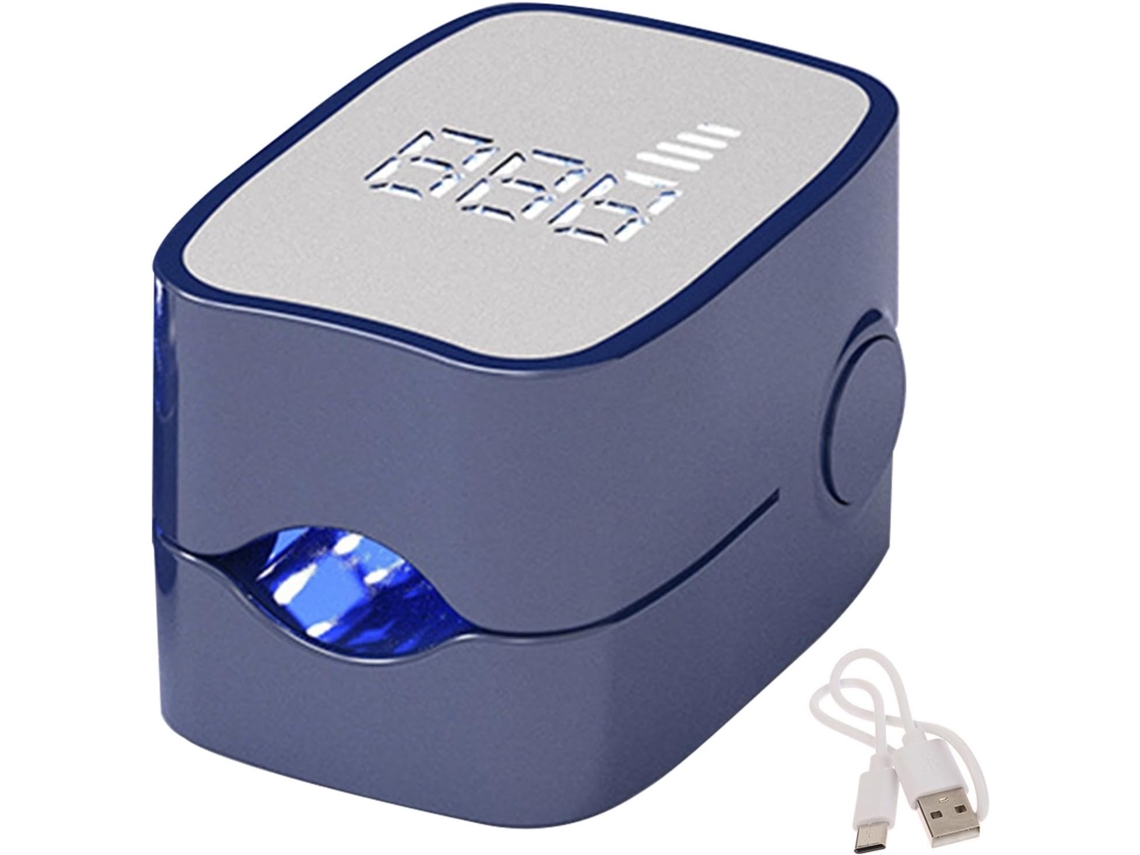 Lâmpada Uv Para Unhas, Luz De Limpeza Recarregável Via Usb, Portátil
