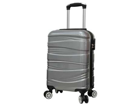 Mala De Cabine / Trolley 45cm 4r. Amovíveis Talent 39 Cinza
