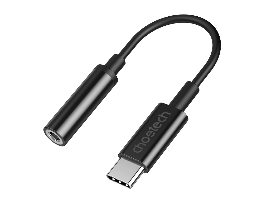 Adaptador Usb-c Áudio Choetech Preto