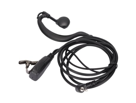 HURRISE Walkie Talkie Headset Walkie Talkie Fone de Ouvido 2.5Mm Plugue 2 Vias Radio Headset com Microfone para Motorola Tlkr T80 T60 T5
