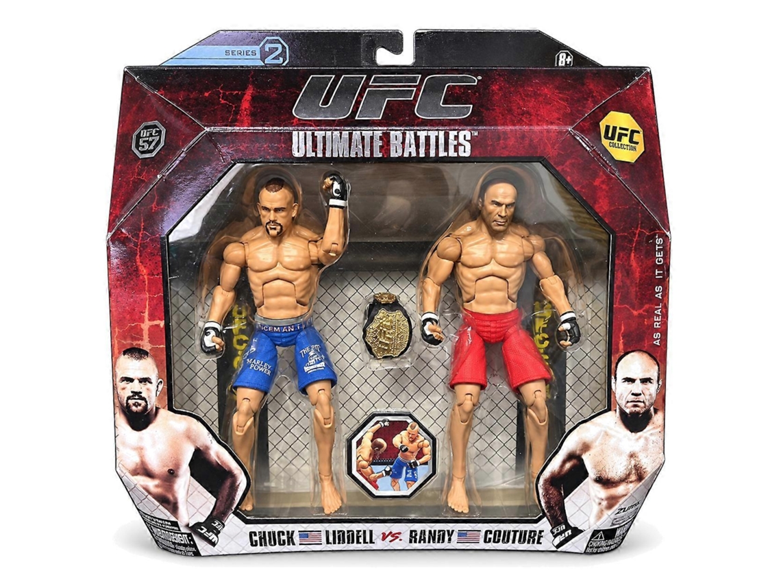 Figura De Ação Ufc Randy Couture Vs Chuck Liddell, 7 Polegadas, Detalhes Realistas, Colecionável