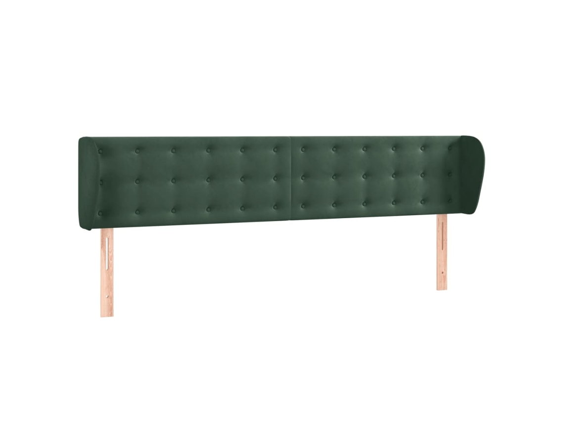 Headboard, Headboards Vidaxl Verde Veludo (183 X 23 X 78/88 Cm)