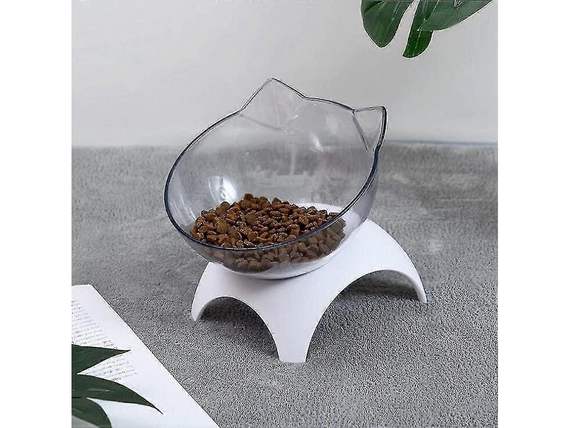 Tigelas Elevadas Para Comida De Gato Com Tapete De Silicone, Tigela Com D