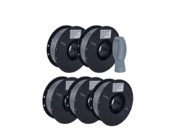 Fio Para Impressora 3d, Cores Misturadas, Material Pla, 5 Kg De Prata Slowmoose