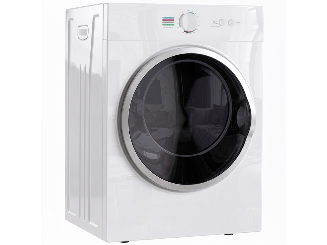 Portable Mini Dryer 4.8kg 1020w Ptc Heating Timer White
