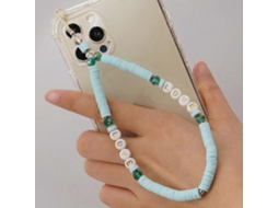 Cordão Para Celular Com Letras Geométricas Em Cerâmica Macia E Anti-perda