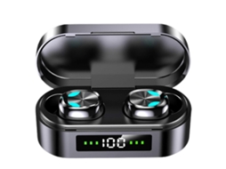 Fones De Ouvido Intra Auriculares Sem Fio Mini Tws Com Estojo De Carregamento E Visor De Bateria Ly Ebike
