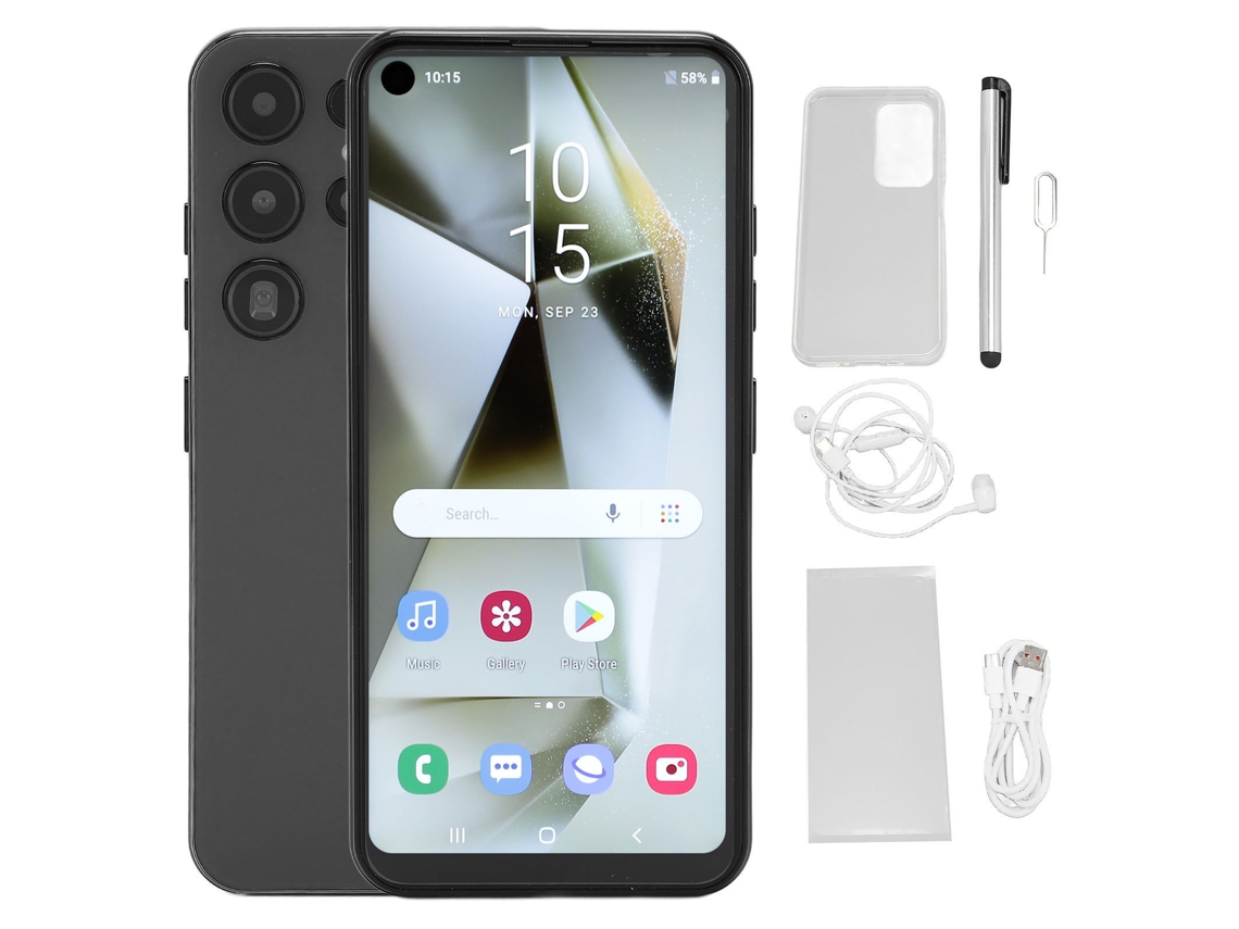 Laxiscreed Telefone Móvel Dual Sim Com Ecrã Hd De 6,6 Polegadas Para Maior Qualidade Visual