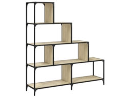 Bookcase, Bookcases Vidaxl Marrom Madeira Processada (n/a)