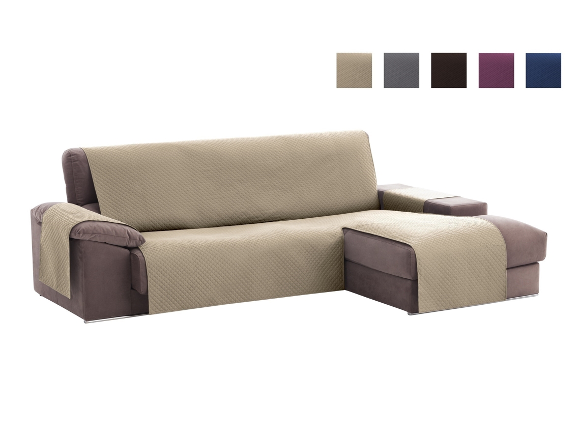 Capa de Sofá TEXTIL HOME Adele (Bege - 240 x 220 cm)