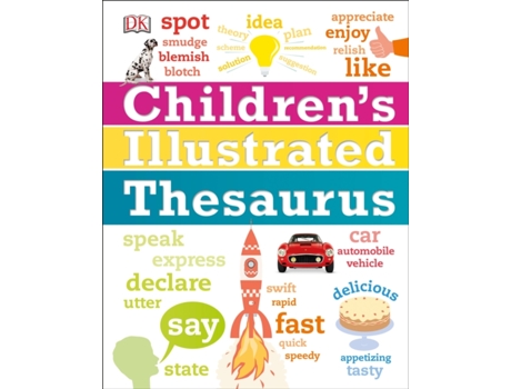 Livro children's illustrated thesaurus de dk (inglês)