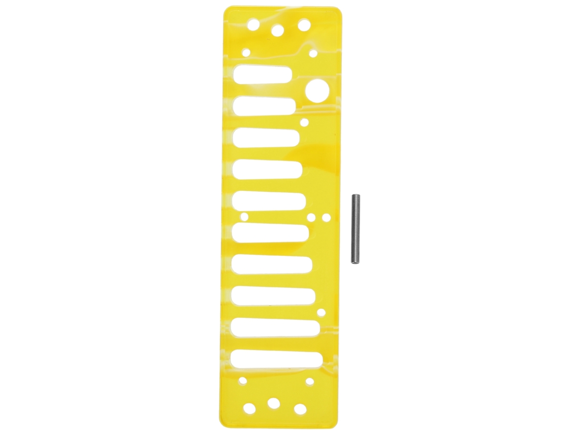 Pente de Acordeão com 10 Furos, Peça Acessória para Instrumento Musical Sp20, Amarelo AQUAFORGE