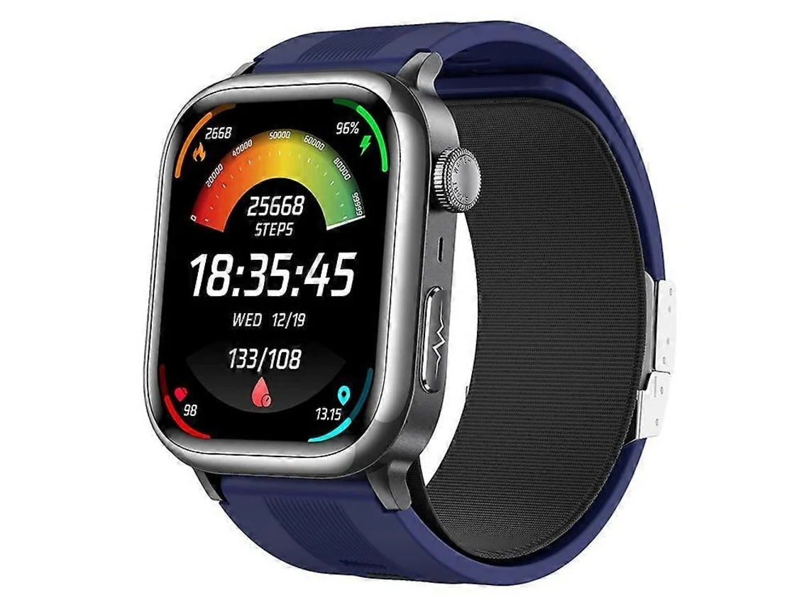 Relógio Inteligente Tk66, Monitor De Pressão Arterial, Ecg, Compatível Com Bluetooth, Chamada, Sos, Alerta De Emergência Vledary
