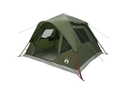 Conjunto 1 Abrigo De Camping Vidaxl Verde-azeitona Poliéster (305 X 275 X 190 Cm)