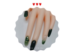Modelo De Mão Para Prática De Unhas (dedos Flexíveis, Posicionáveis, Compatível Com Inserção De Pontas De Unhas) Eoocoo