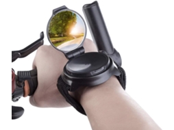 Espelho Para Bicicleta, Espelho De Pulso, Espelho Retrovisor Rotativo 360°, Acessório De Segurança Para Bicicleta, Moto E E Bike