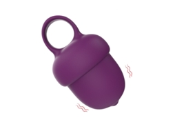 Vibrador De Massagem De Silicone Prova Dgua De 10 Frequncias (roxo)