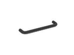 Puxador para Móveis Zamac Distância Central 128mm Ferro Preto Vintage Conjunto de 25 HARDWAREXCHANGE