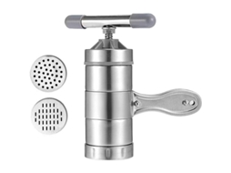 Nova Line máquina de Fazer Macarrão Manual Inox com Moldes, Prensa Rotativa, Cozinha Doméstica 2025