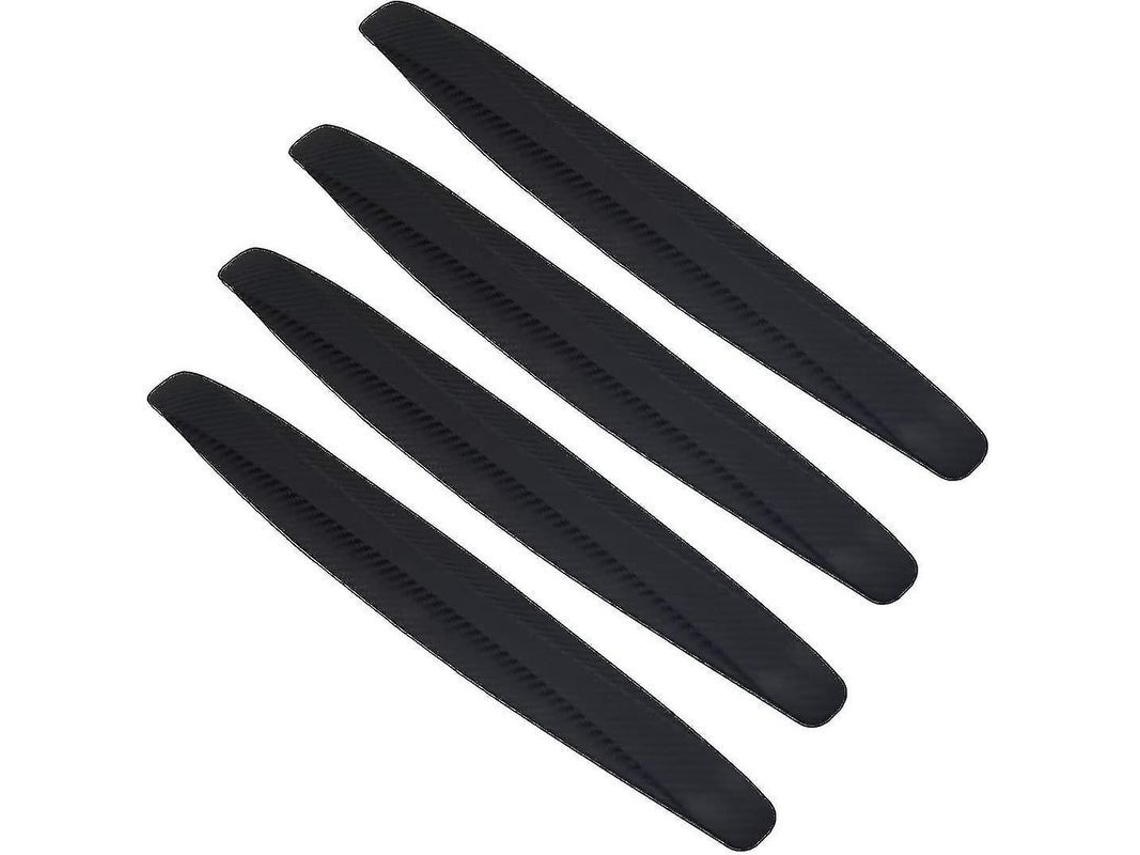 4-packs Parche Anti-colisão Preto Para Bumper De Carro Suv Caminhonete Proteção Anti-risco