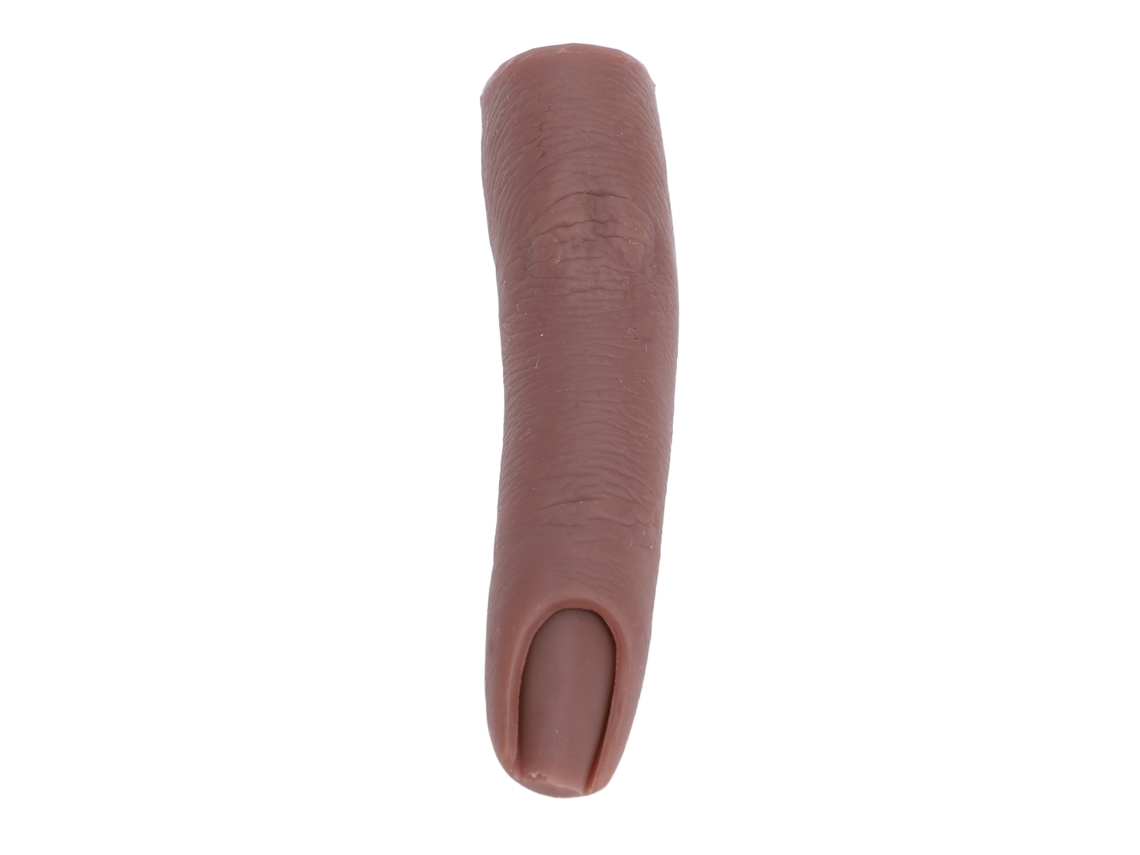Modelo flexível de silicone para treinamento de unhas com manequim de dedo macio e 6 articulações para prática de manicure.
