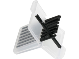 Kit De Limpeza Cera Para Aparelhos Auditivos Phonak, Widex E Resound(80 Filtros)(pacote Com 10 Unidades, Preto)