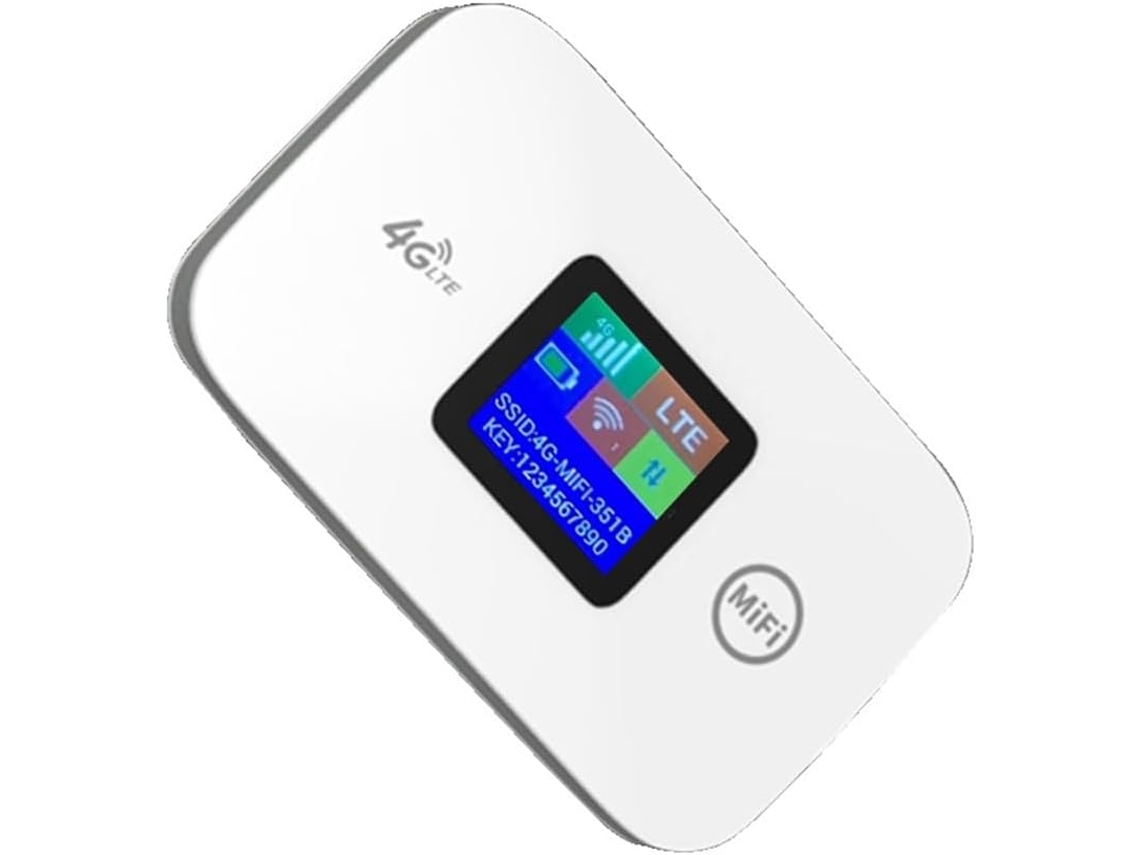 Roteador Wi-fi Portátil 4g Lte Mifi Com Tela Colorida, Ponto De