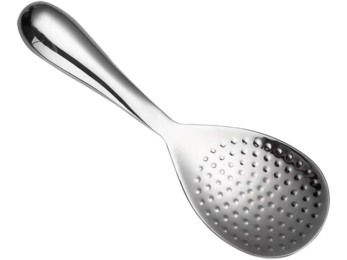 Colher de Arroz em Aço Inoxidável com Revestimento Antiaderente e Parede Dupla, Ideal para Cozinhar CHABERLU