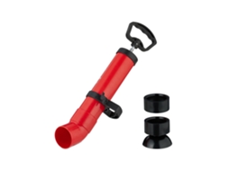Bomba Desentupidora Relaxdays, 2 Acessórios Para Chuveiro E Lavatório, Limpeza A Ar, Sem Químicos, Preto/vermelho