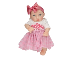 Mali boneca Bebê Silicone Realista 11pol Newborn Vinly Interativa para Colecionadores e Mães