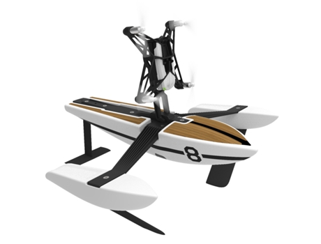 Mini Drone PARROT Hydrofoil New (VGA - Autonomia: Até 9 - Branco) — Alcance: 40 m