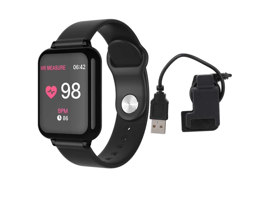 Pulseira Inteligente B57 com monitoramento de saúde e tela de 1,3