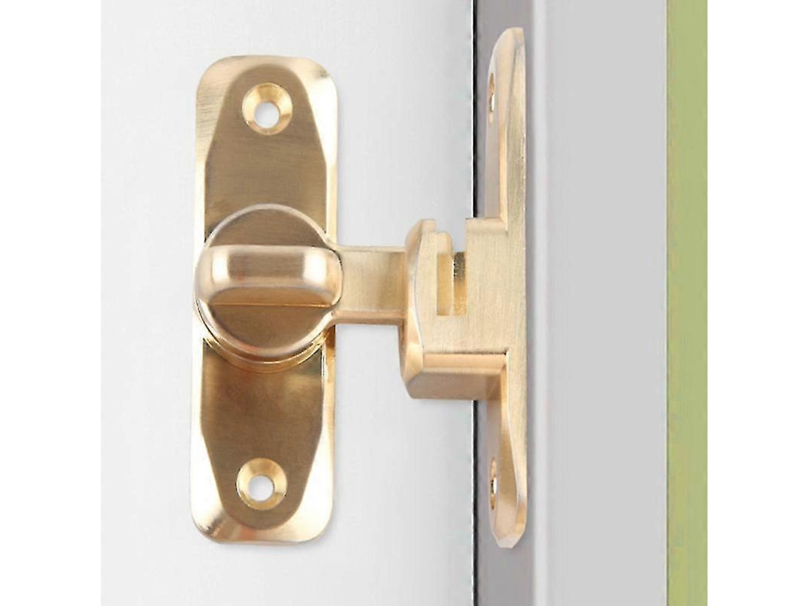 Fechamento de Porta de Ângulo Retto 90/180 Graus Fivela Deslizante de Latão Verde Prata Ouro para Interior Exterior Armário Garagem Cozinha Oro