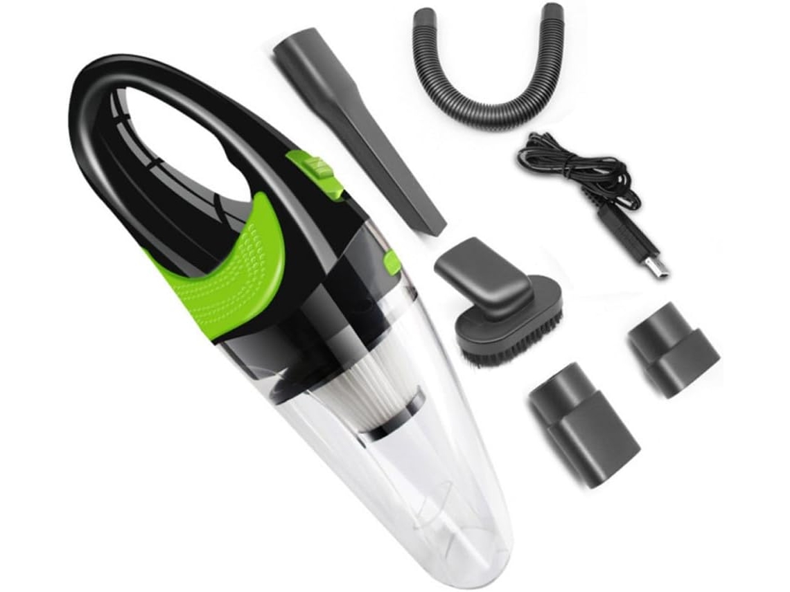 Aspirador De Pó Portátil Mini Para Carro Kichouse, Recarregável Via Usb, 2700mah, Leve E Compacto Em Abs, Uso A Seco E