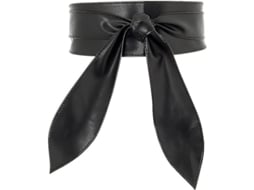 2026 cinturón Ancho de Piel Suave para Mujer Con Nudo Bow Estilo Elegante Ajustable para Vestidos