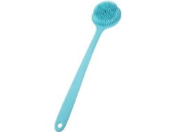 Escova De Silicone Ganazono Para Banho, Com Cabo Longo, Para O Corpo, Escova De Banho, Esfoliante, Dorso Verde