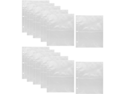 Kallory Folhas De Recarga Em Pvc Transparente Distância De Trou De 7 Cm Lote De 12 Formato A5 Fine Et