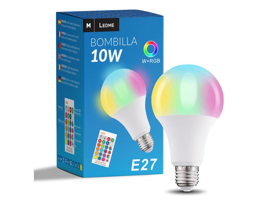 Lâmpada Led LEDPLUS Colours A60 E27 10W Rgbw com Controle