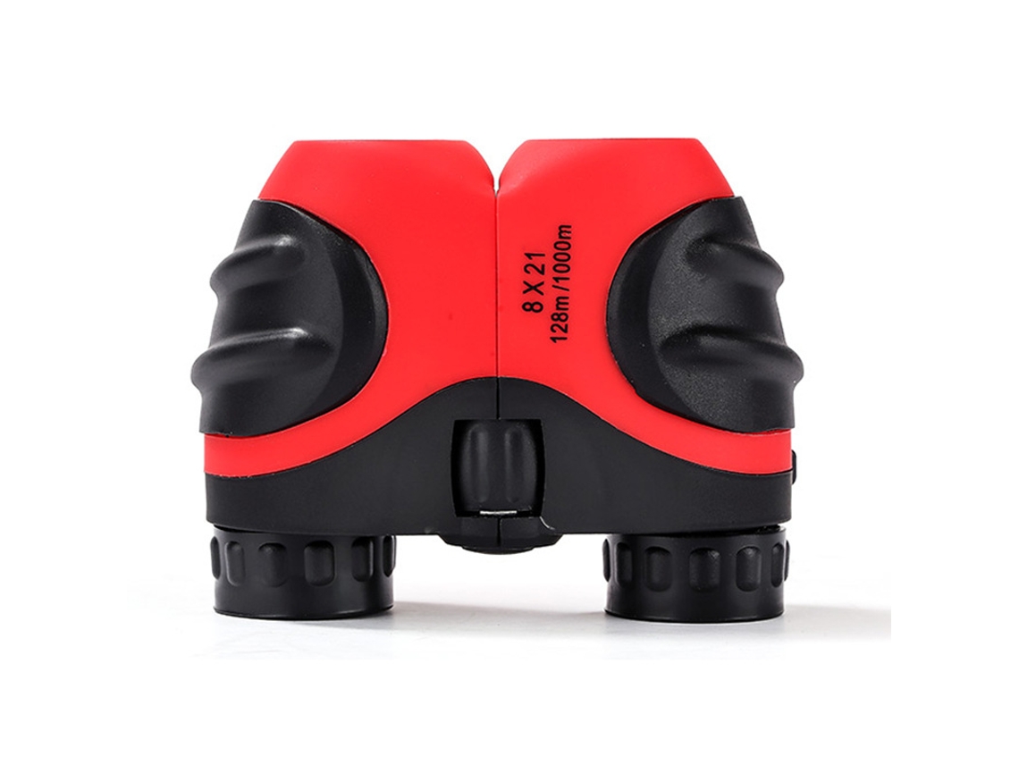 Binóculos Infantis Mini, Portáteis e Compactos com Zoom, Vermelhos BRILVIBERA