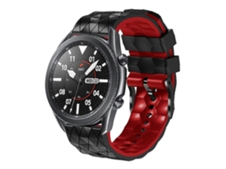 Pulseira De Silicone Bicolor Com Estampa De Futebol Para O Relógio For Honor Gs 3 De 22 Mm.