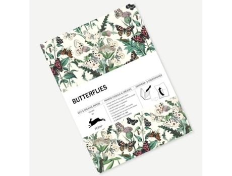 Livro Butterflies Gift Creative Paper Book Vol 109 de Pepin Van Roojen (Francês)
