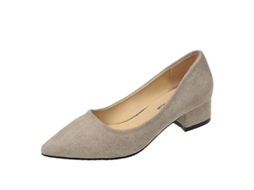 2026-zapatos Planos Cerrados Para Mujer Confortáveis Antiderrapantes Loafers De Moda Diária Soft Low Top Eu 40 Bege Camurça