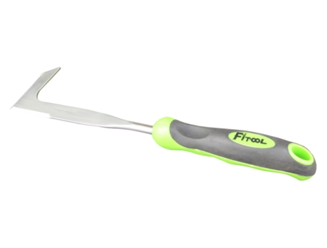 Saca Ervas De Jardim Fitool 32.5cm (aço Inoxidável Espelhado, Cabo Ergonômico Bicolor)